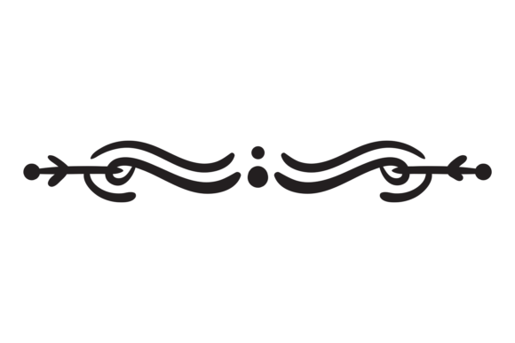 Download Header Line Ornament. Black Decorative T - Decor Collection
