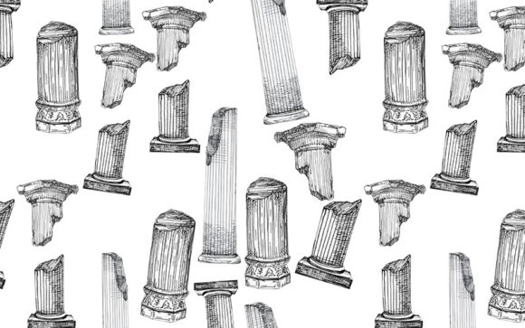 Download Seamless Black&amp;White Ancient Pattern - Pattern Collection