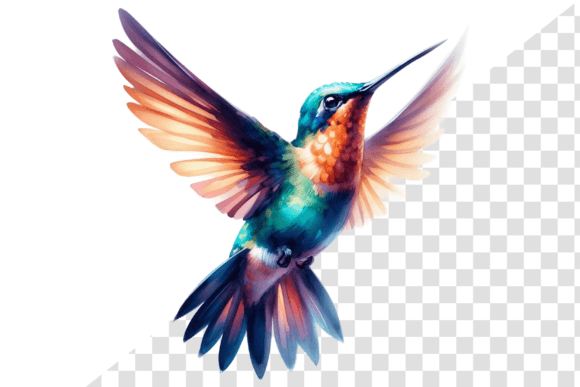 Download Hummingbird Art Watercolors Clipart - Watercolor Collection