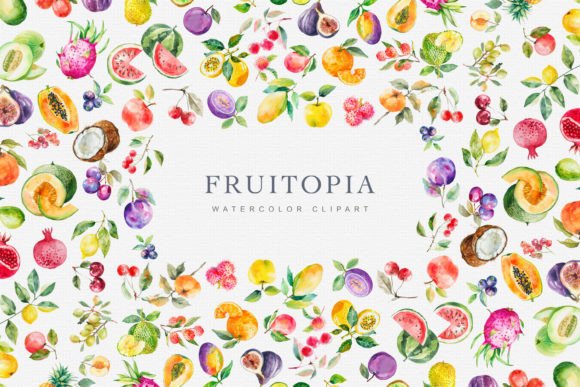 Download Watercolor Fruit Clipart Collection - Watercolor Collection