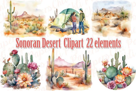 Download Sonoran Desert Clipart,Watercolor Desert - Watercolor Collection