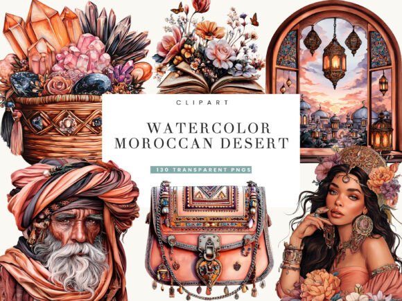Download Watercolor Moroccan Desert Clipart - Watercolor Collection