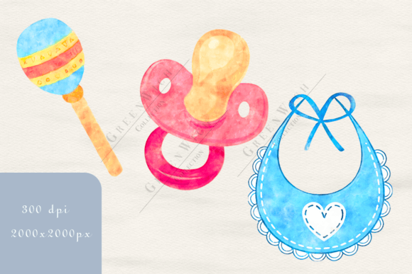 Download Watercolor Boho Baby Clipart - Watercolor Collection