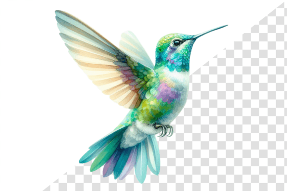 Download Hummingbird Art Watercolors Clipart - Watercolor Collection
