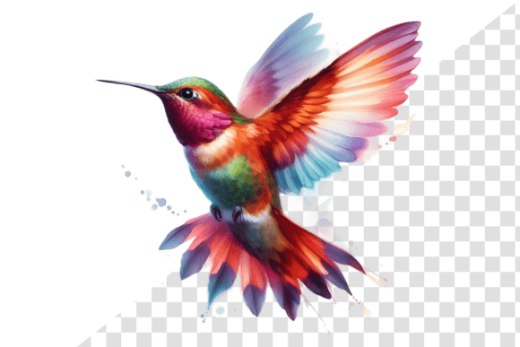 Download Hummingbird Art Watercolors Clipart - Watercolor Collection
