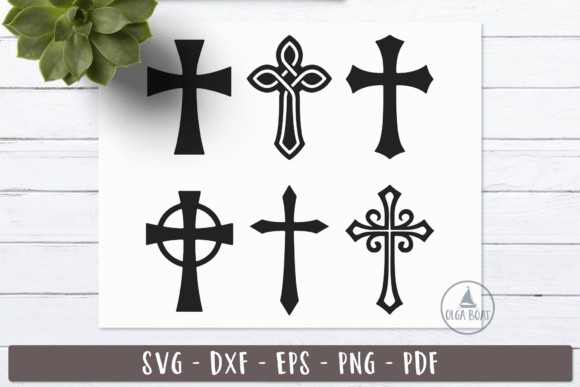 Download Decorative Simple Cross SVG - Decor Collection