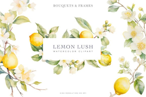 Download Watercolor Lemon Clipart Collection - Watercolor Collection