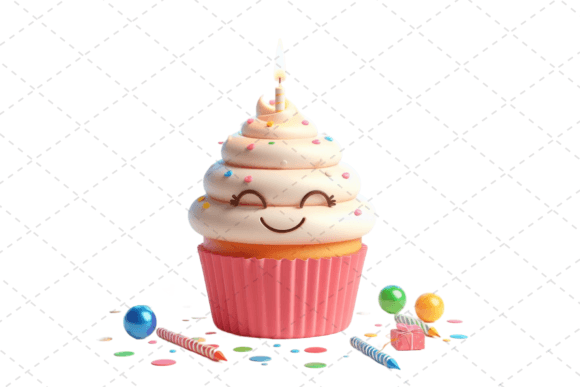 Download Birthday Cupcake Watercolor Clipart - Watercolor Collection
