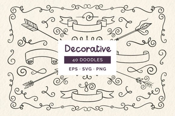 Download Decorative Doodles - Decor Collection