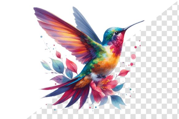 Download Hummingbird Art Watercolors Clipart - Watercolor Collection