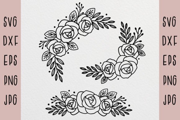 Download Flower Border, Floral Decoration, Roses - Decor Collection