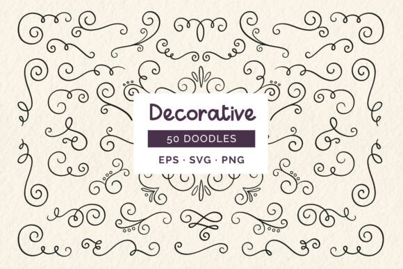 Download Decorative Doodles - Decor Collection