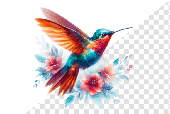 Download Hummingbird Art Watercolors Clipart - Watercolor Collection