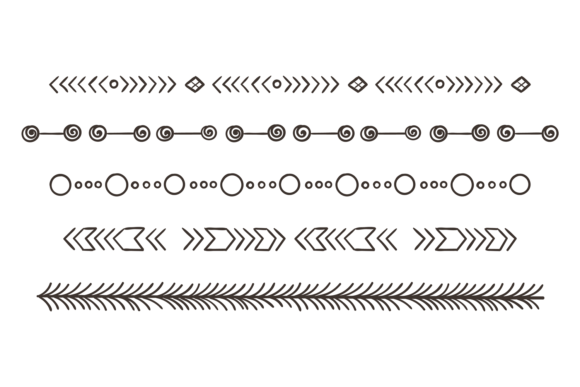 Download Tribal Ornament. Horizontal Boho Pattern - Pattern Collection