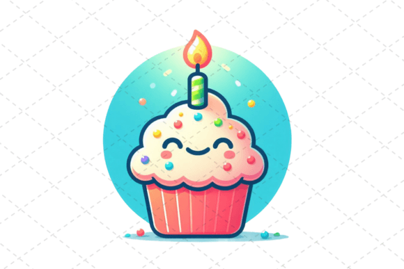 Download Birthday Cupcake Watercolor Clipart - Watercolor Collection