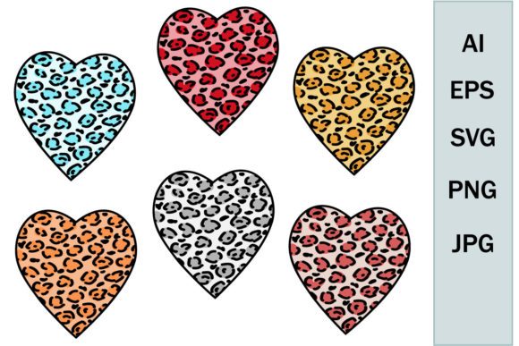 Download Heart Print Leopard Romantic Decor SVG - Decor Collection