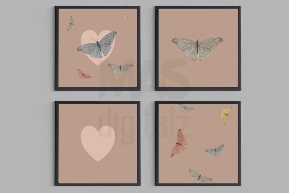 Download Butterfly Baby Nursery Decor Beige - Decor Collection