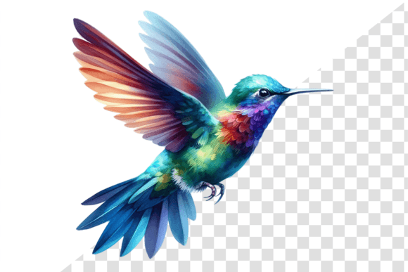 Download Hummingbird Art Watercolors Clipart - Watercolor Collection