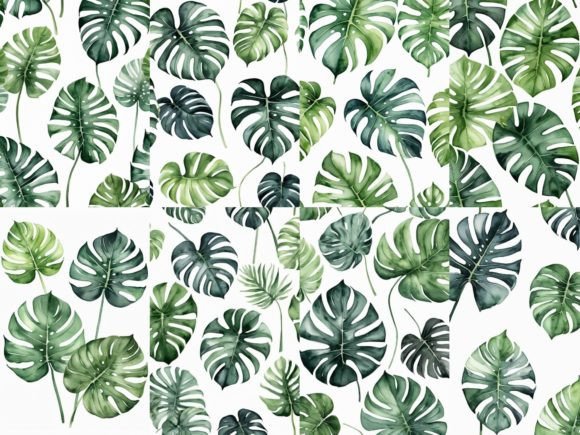 Download 32 Images Monstera Leaves Watercolor - Watercolor Collection