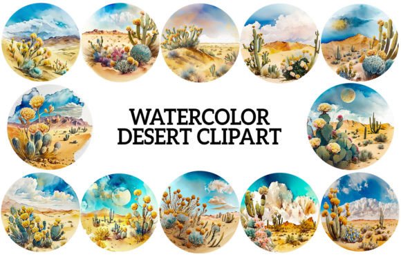 Download Watercolor Desert Clipart - Watercolor Collection
