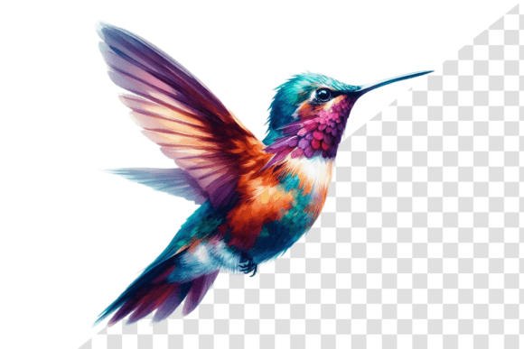 Download Hummingbird Art Watercolors Clipart - Watercolor Collection